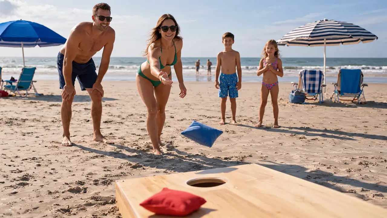 10 Reasons Portable Cornhole Fits Any Beach Day
