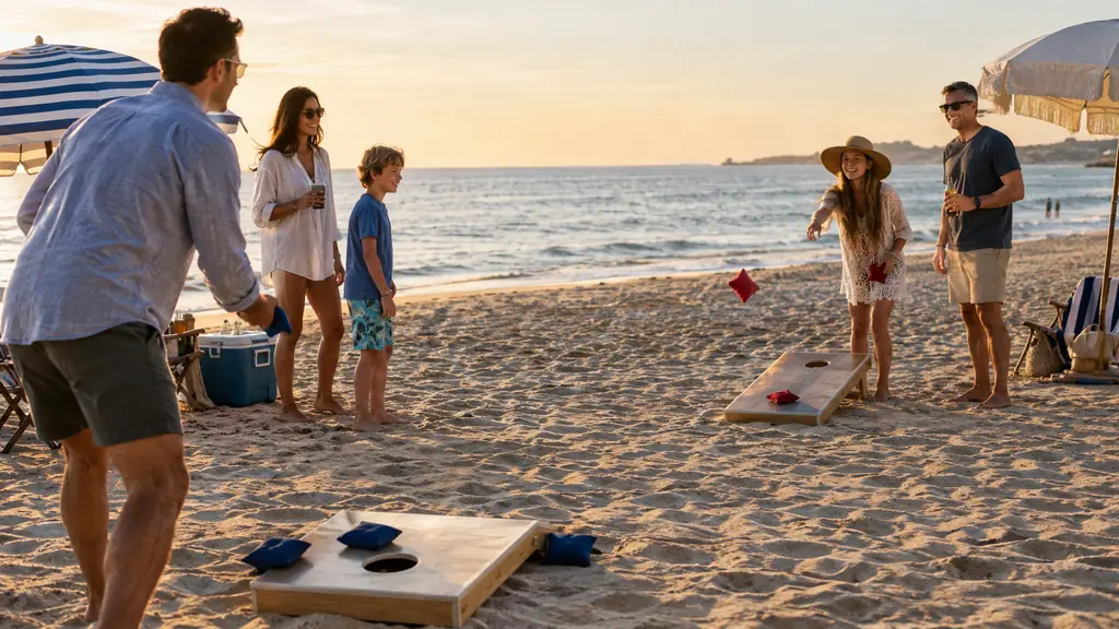 The Cornhole Set That Became the Heart of Our Beach Cookouts
